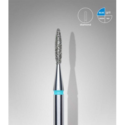 Накрайник, диамантен FA11B016/8K заострен пламък, син 1.6/8 1 бр.
