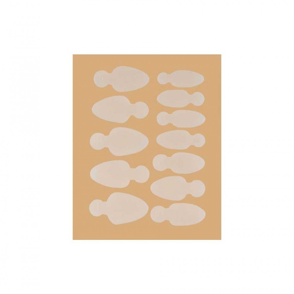 Шаблон за френски маниикюр с горни форми Long Oval 1 бр.