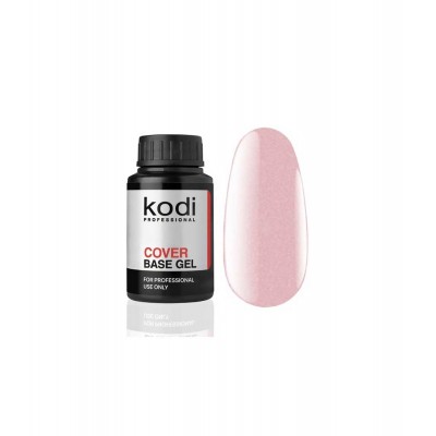 Камуфлажна основа Cover base №6 Пастелено розово с брокат 30 мл.