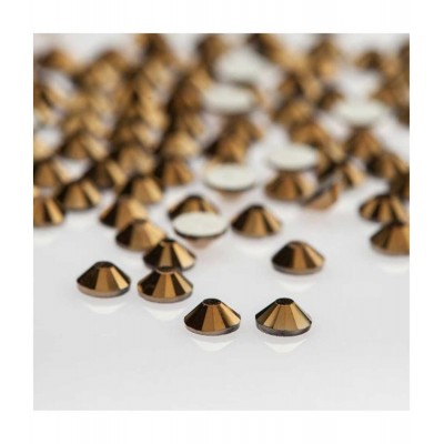 Камъчета SS04, цвят Crystal Aurum 200бр.