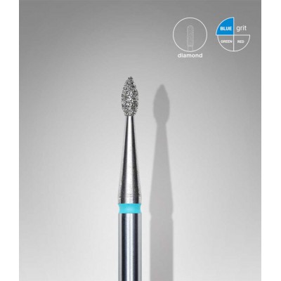 Накрайник, диамантен,FA40B016/4K къса капка, син Ø 1.6мм. 1 бр.