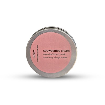 Масажна свещ Strawberries cream 30 ml.
