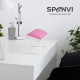 Поставка за ръце за маникюр наклонена SPENVI LOFT pink-бяла основа
