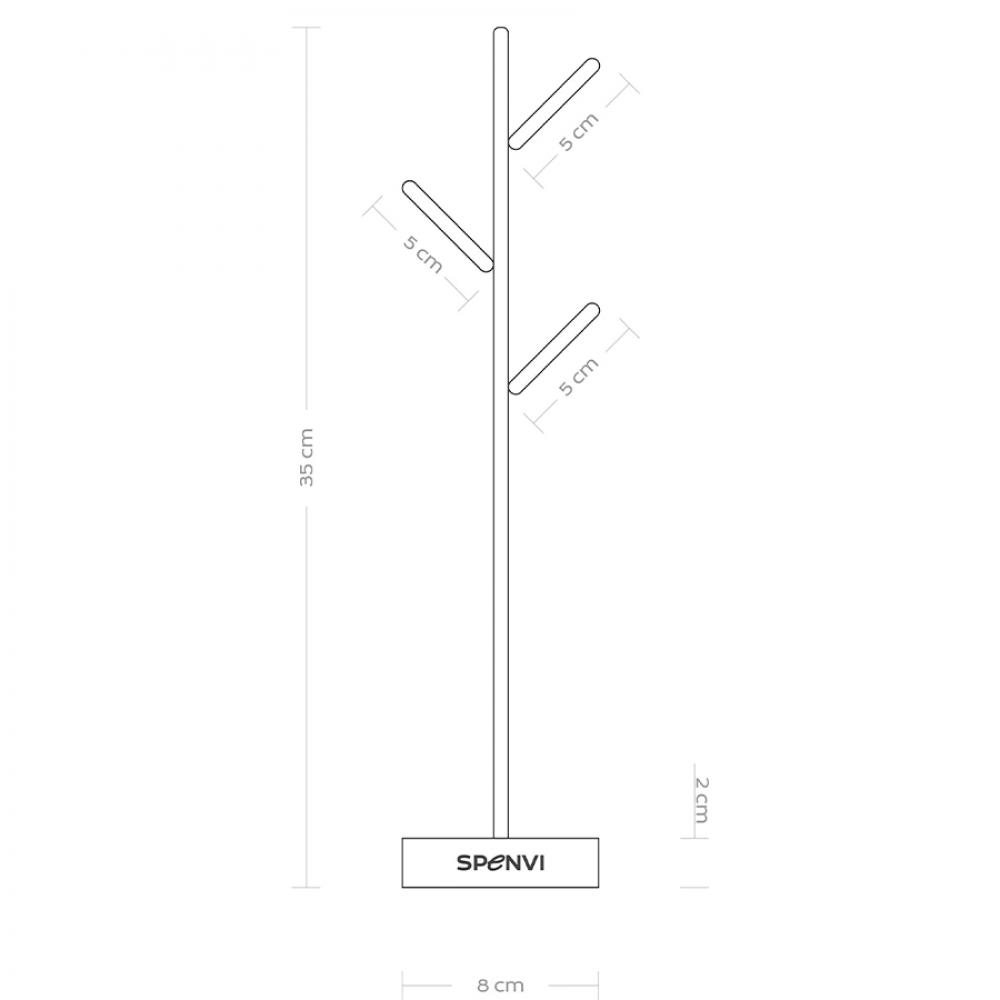 Стойка за мострени дисплеи SPENVI - бяла
