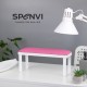 Поставка за ръце за маникюр права SPENVI LOFT pink - бяла основа