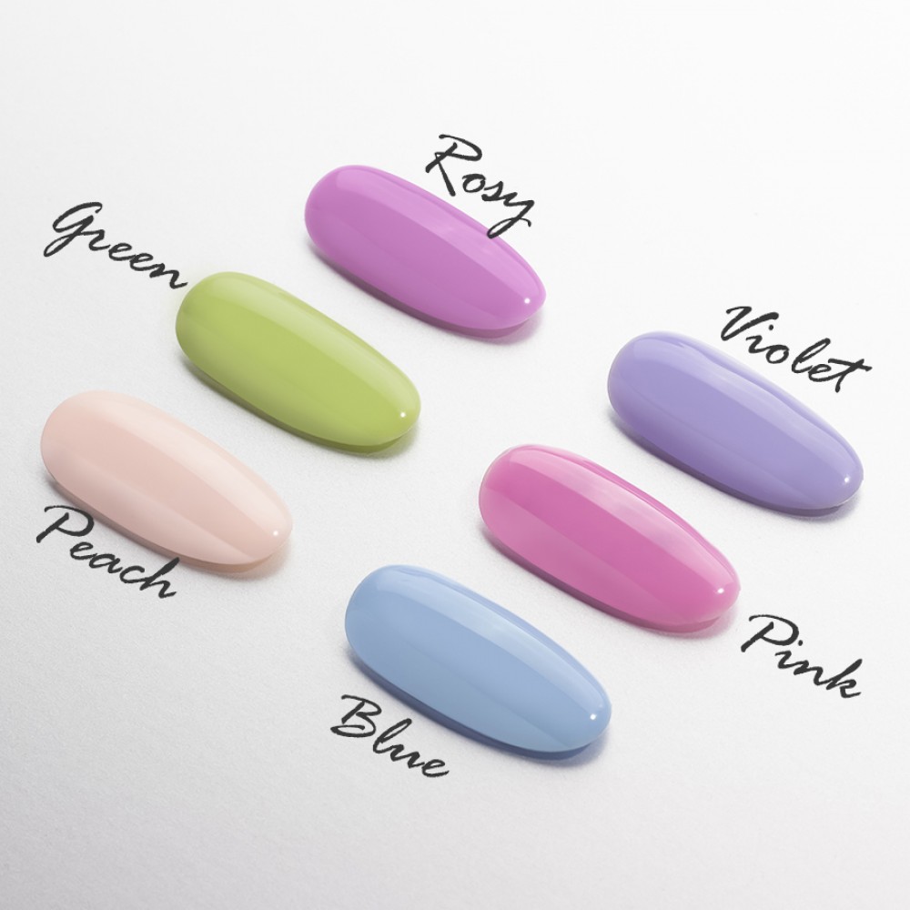 Цветна каучукова основа Jelly Green Зелен 8 мл.