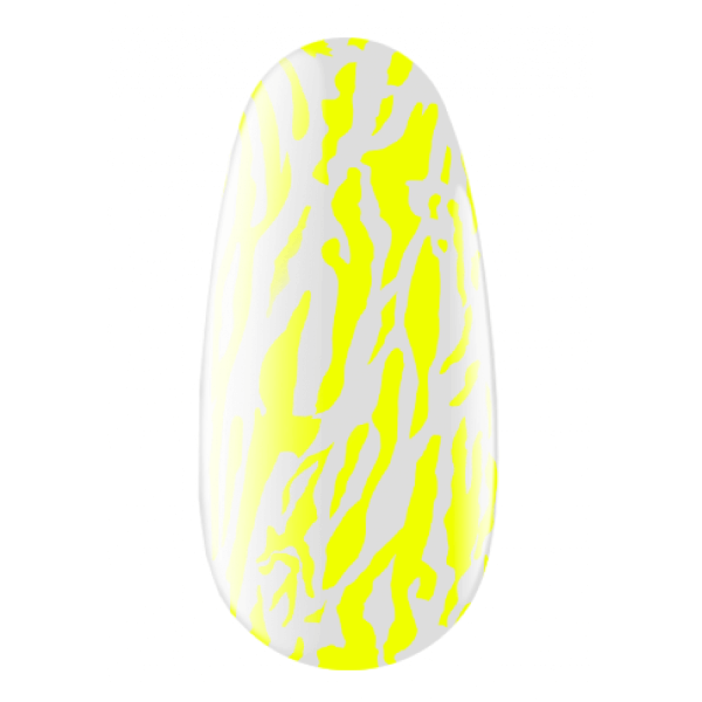 Цветен гел за стемпинг, 4 мл,  Neon Yellow, неоново жълто