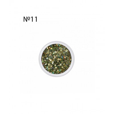 Сух брокат за нокти Brocade №11, 3 г