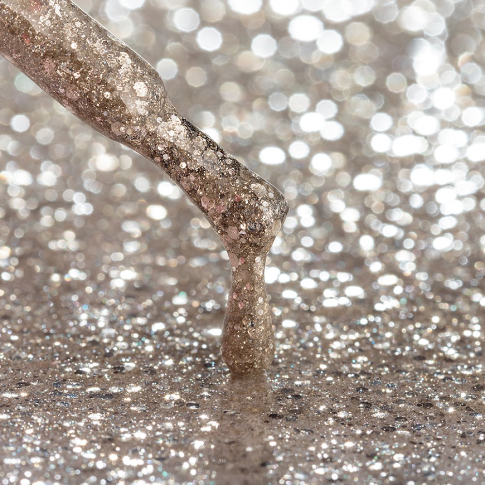 Гел лак №10 SH Cтудено-златен 8 мл