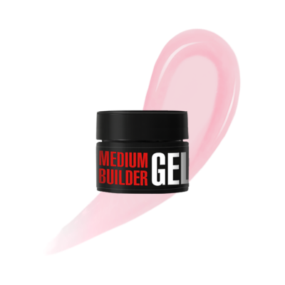 Гел за изграждане Medium Gel №07 13г млечно розово