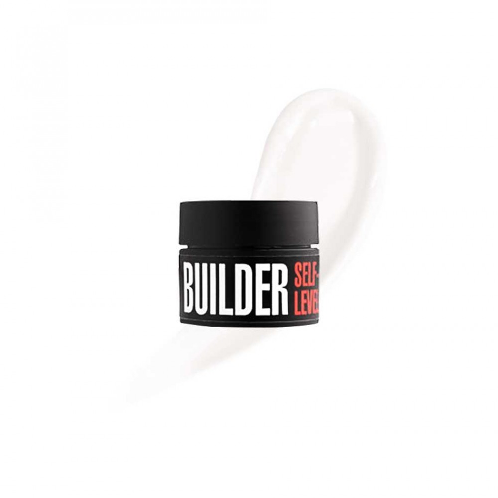 Гел за изграждане Builder self-level gel Milk 30г млечно бяло