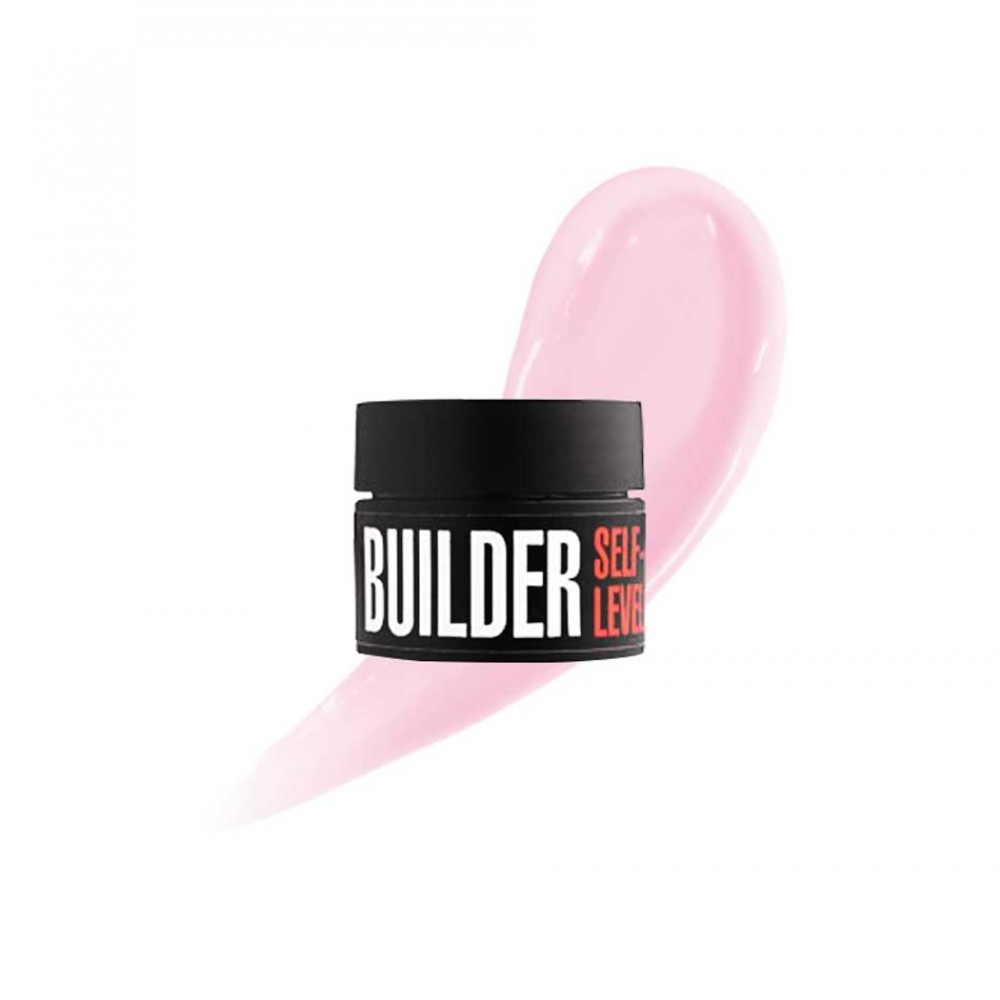Гел за изграждане Builder self-level gel Milky Pink 30г млечно розово