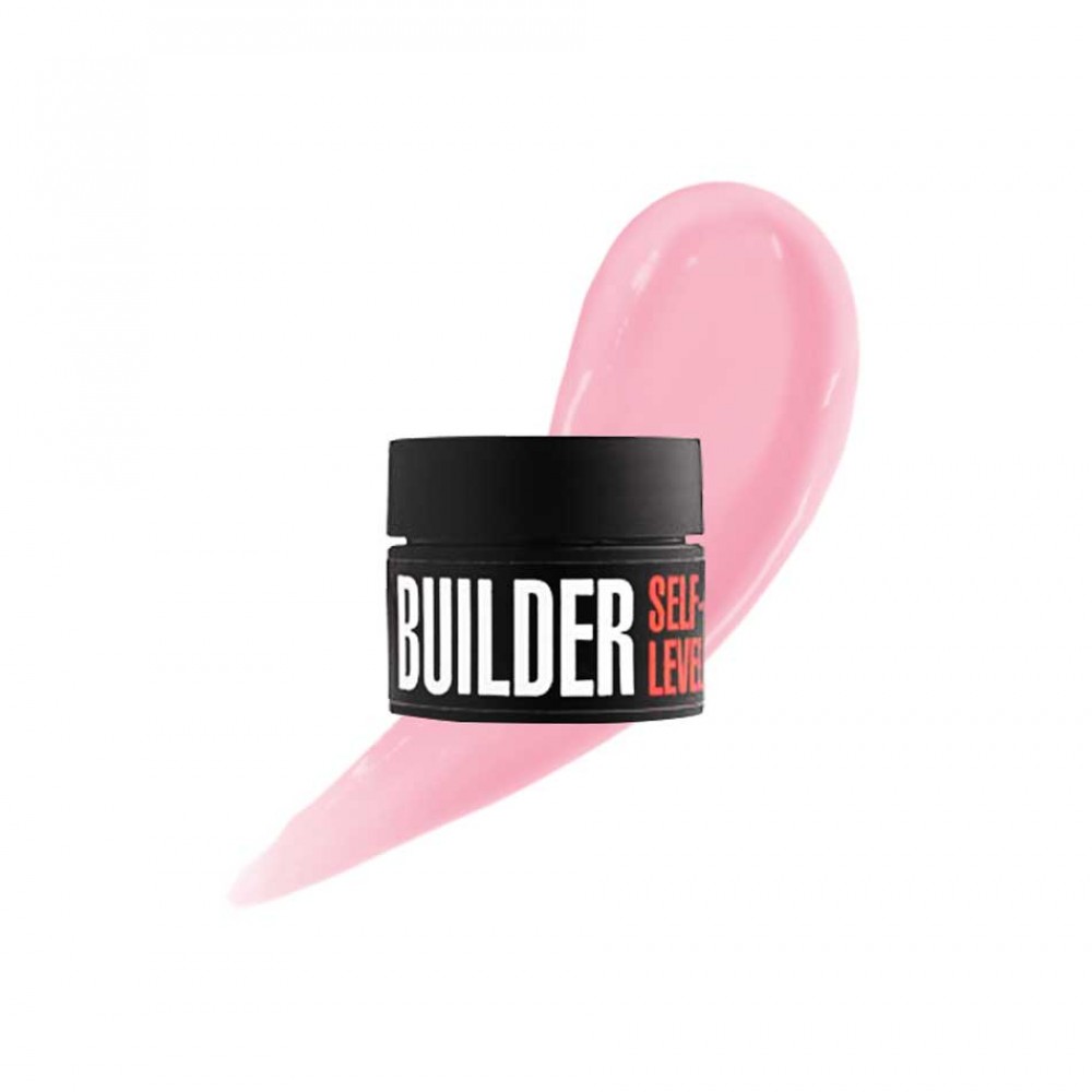 Гел за изграждане Builder self-level gel Sandy Rose 30г опушено розово