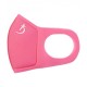 Двуслойна неопренова маска без клапан, розова с лого Kodi Professional