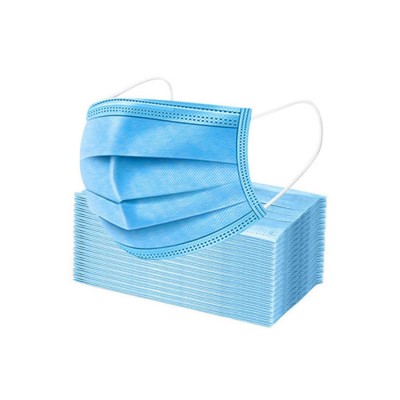 Маска с ластик 3 пластови 50 бр