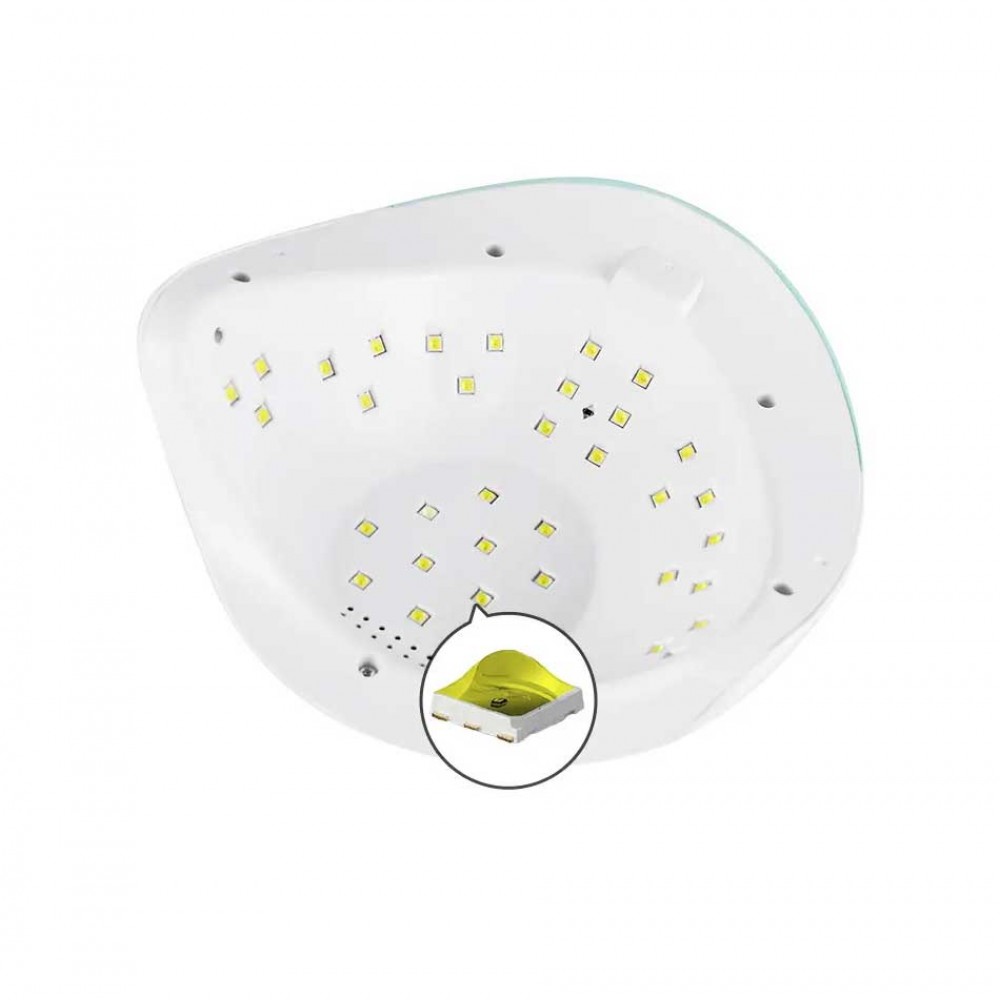 120W UV и LED Лампа - V5 зелена 1 бр.