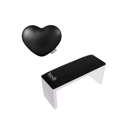 Комплект от възглавница на крачета и подлакътник Kodi Professional, черен