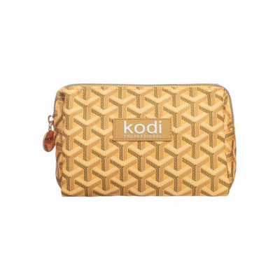 Козметична чанта Delta, размер S, жълта