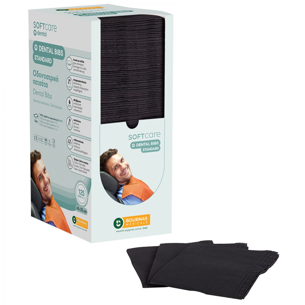 Еднократни подложки Soft Care Standart-черни-125 бр/кут
