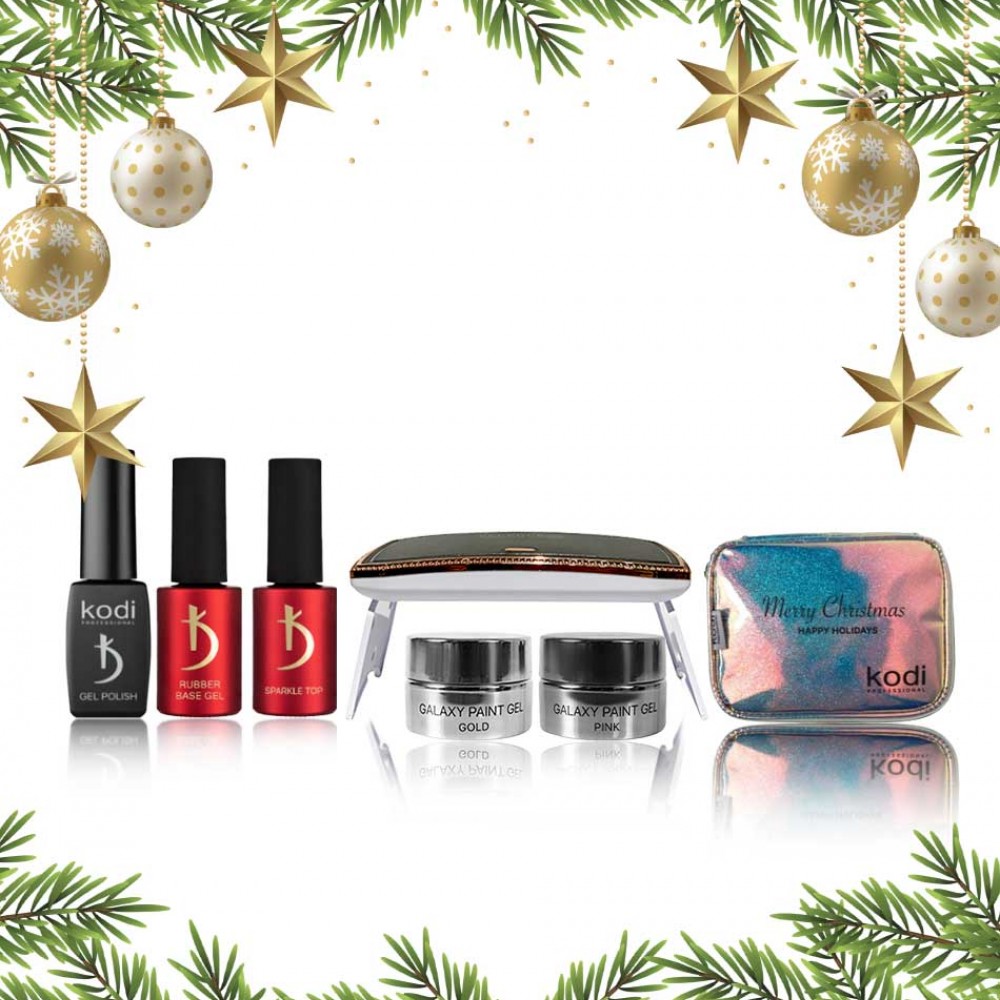 Комплект с мини UV/LED лампа Jolly Christmas
