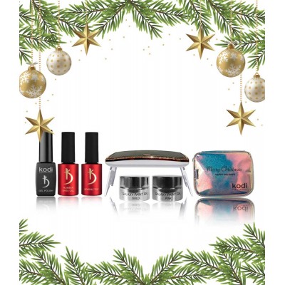 Комплект с мини UV/LED лампа Jolly Christmas