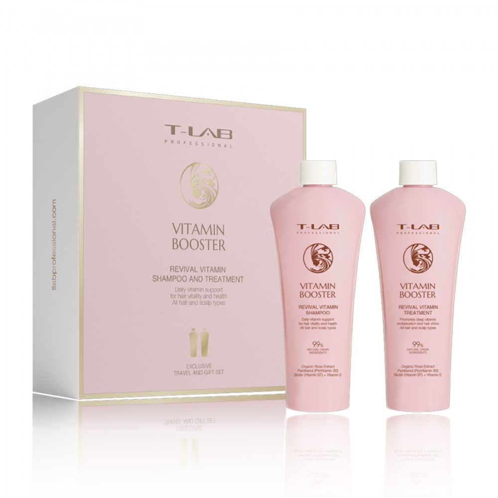 Мини Комплект VITAMIN BOOSTER (шампоан+маска) 100 мл.