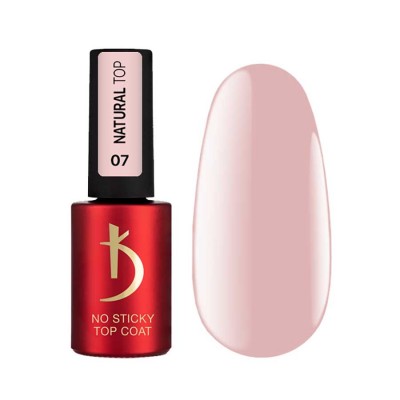 Топ покритие без лепкав слой Natural Top 07 7 мл капучино