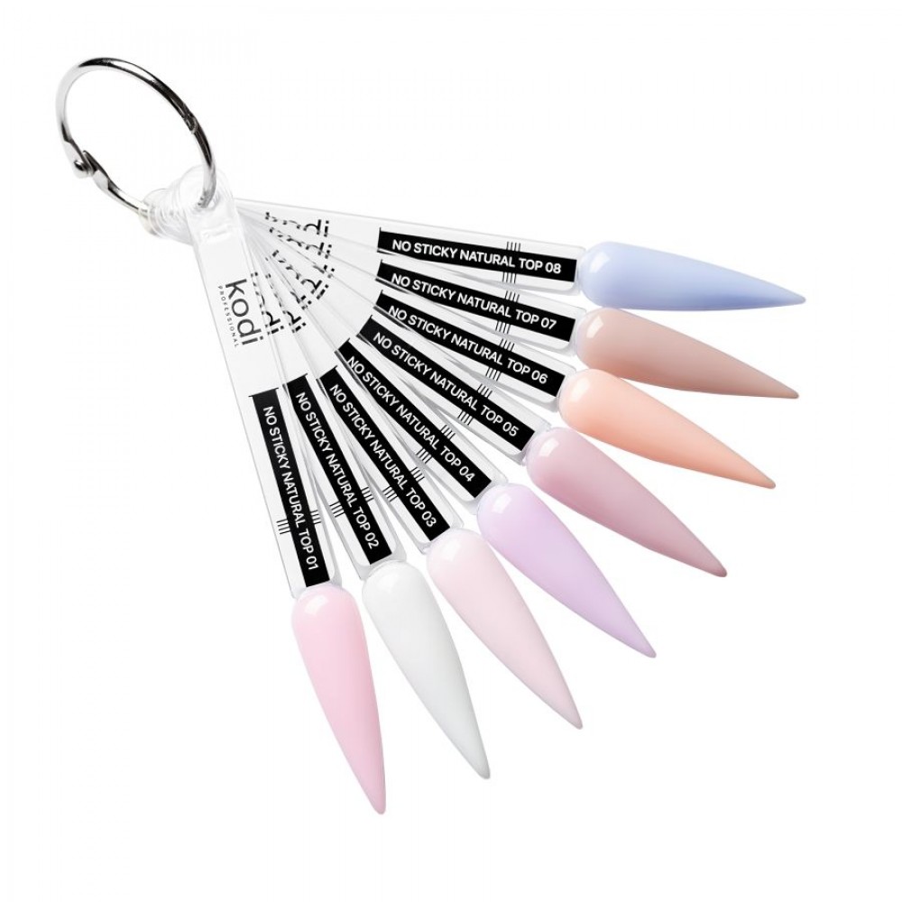 Топ покритие без лепкав слой Natural Top 01 7 мл розов