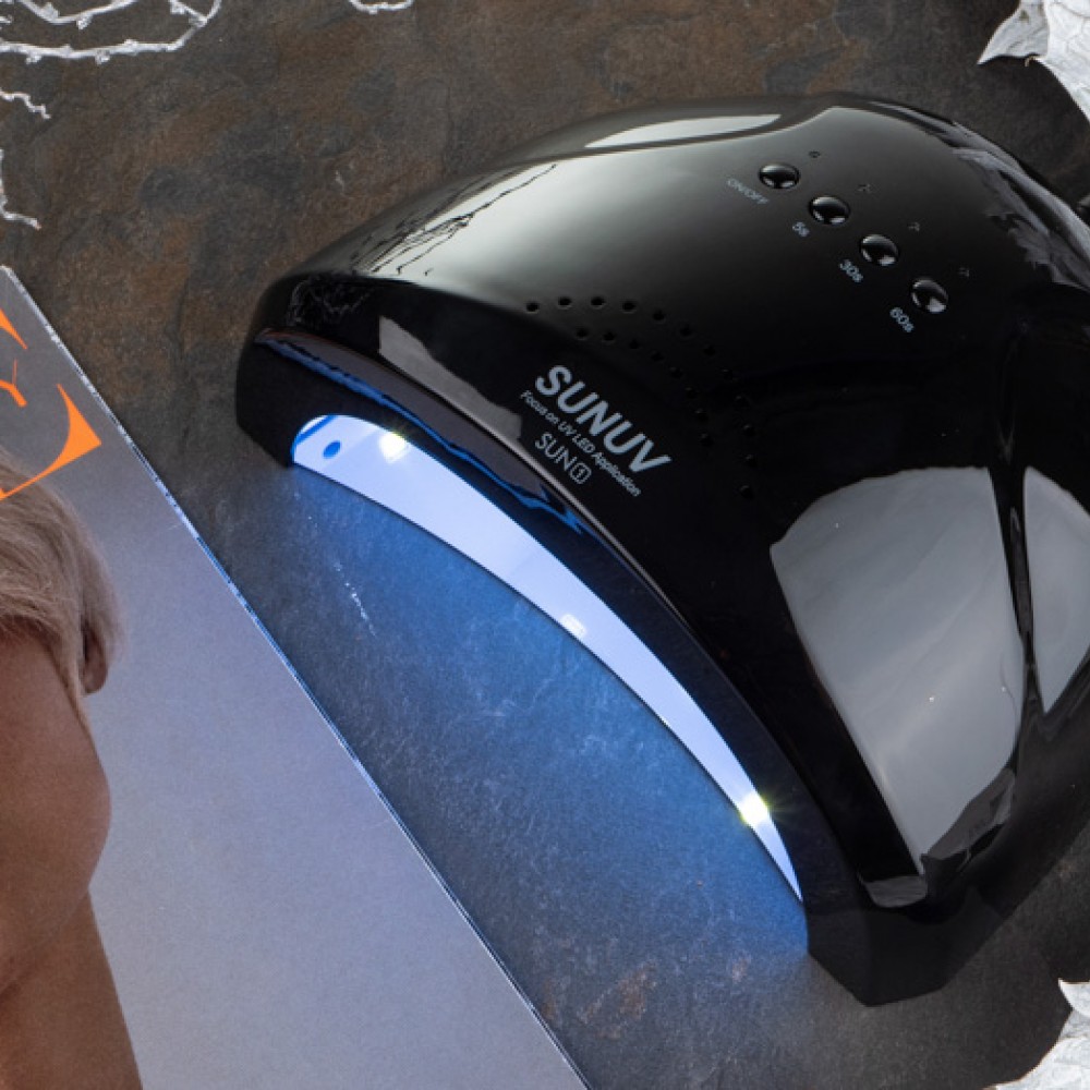 48W UV и LED Лампа Sun1 цвят черен